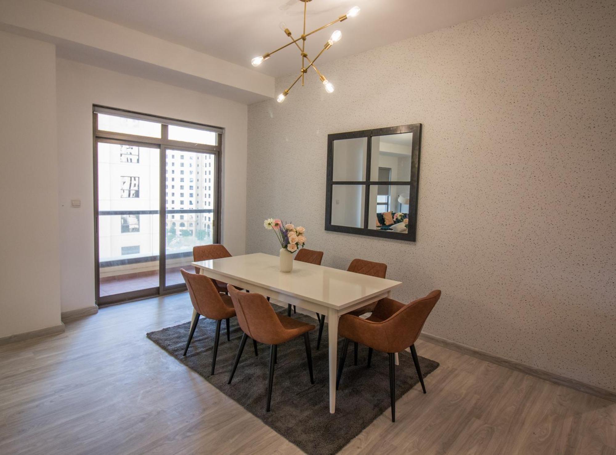 Premium 3Br! Partial Sea-View - Amwaj Lägenhet Dubai Exteriör bild