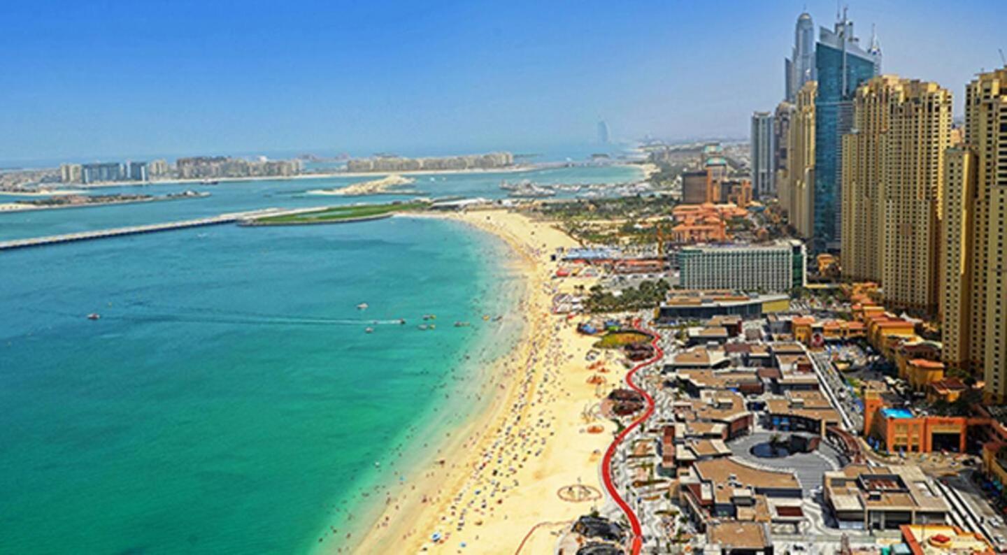 Premium 3Br! Partial Sea-View - Amwaj Lägenhet Dubai Exteriör bild